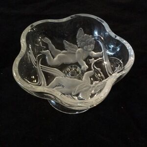Cherub Glass Candy Dish (AA)